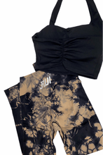 Load image into Gallery viewer, Brown tie dye leggings