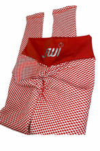 Load image into Gallery viewer, Red fishnet legging