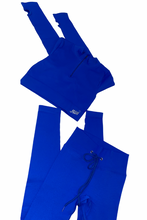 Load image into Gallery viewer, Blue ribbed long sleeve set