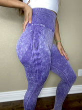 Load image into Gallery viewer, Purple/combo seamless legging
